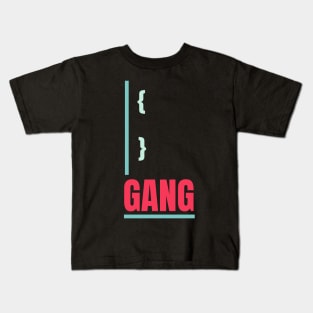 Curly Brackets Gang Kids T-Shirt